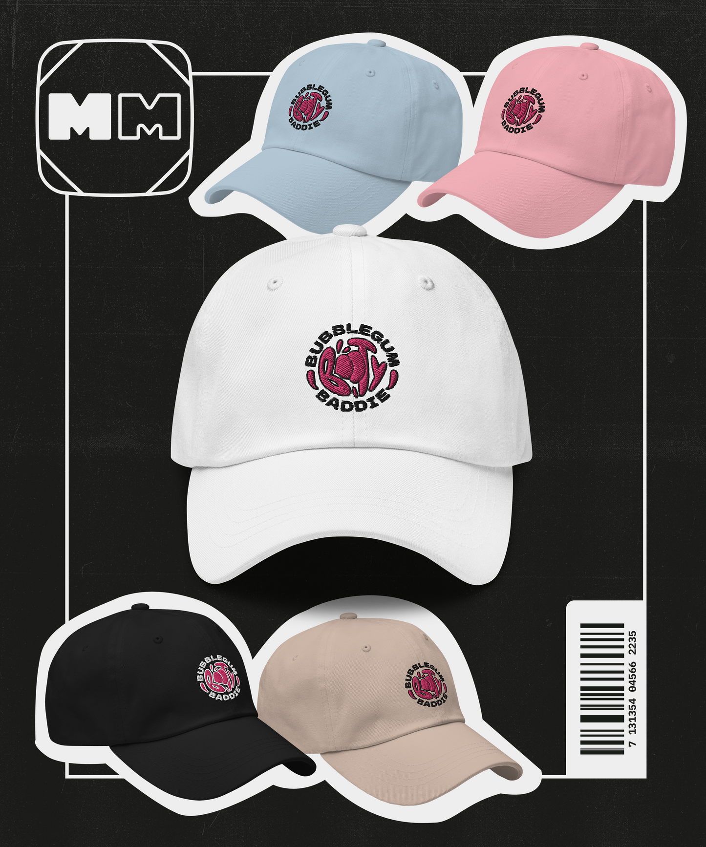 Bubblegum Booty Dad Hat