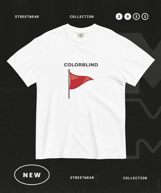 Red Flag Colorblind Tee