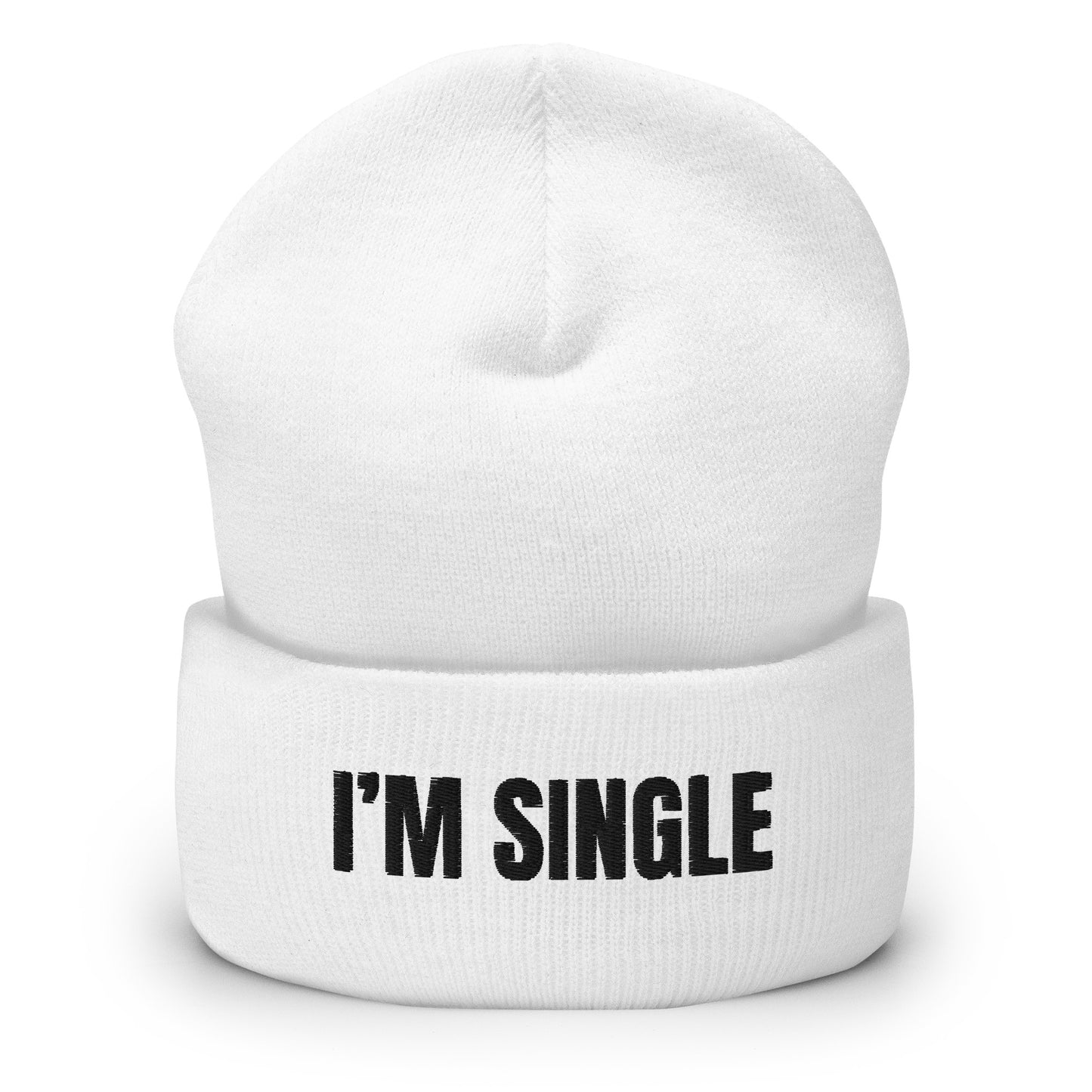 I'm Single Cuffed Beanie