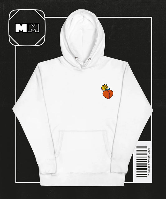 Peach Embroidery Hoodie
